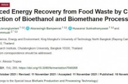 Enhanced Energy Recovery from Food Waste by Co-Production of Bioethanol and Biomethane Process.